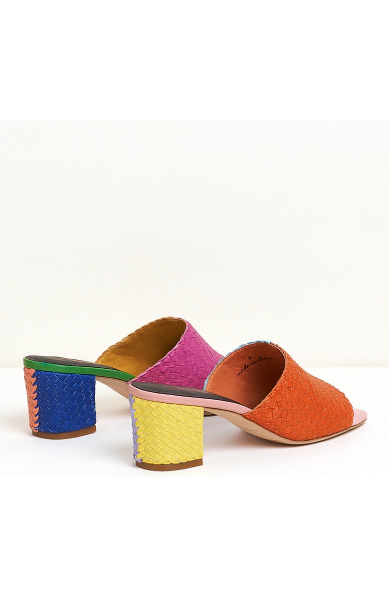 Charlotte Stone Lenu Mismatch Woven Slide Sandal, Alternate, color, Kortman