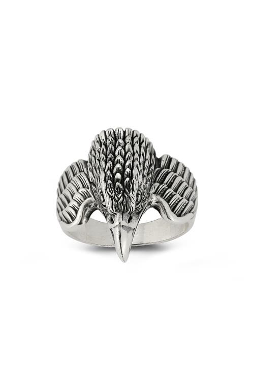 Yield Of Men Eagle Ring In Metallic