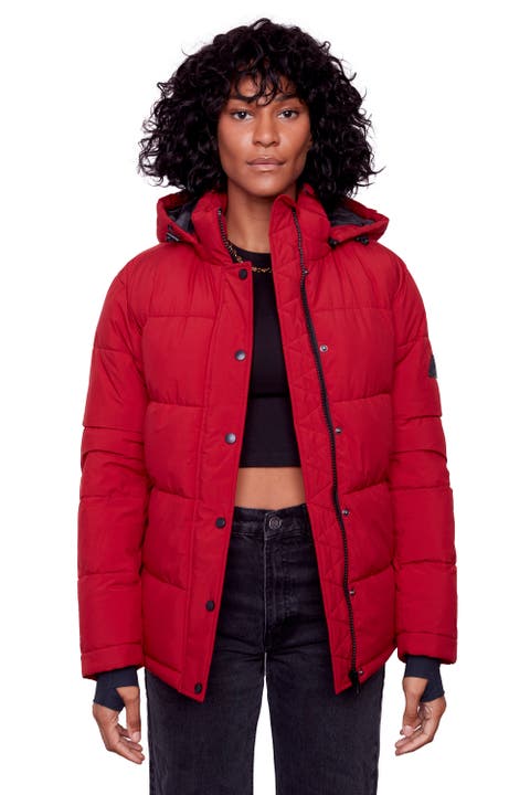 FORILLON - Vegan Down Short Quilted Puffer Jacket