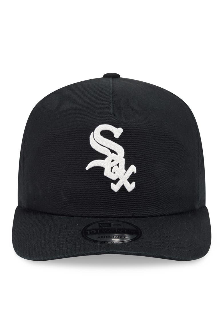 Chicago White Sox Twill 19TWENTY Adjustable Cap, Alternate, color, BLACK