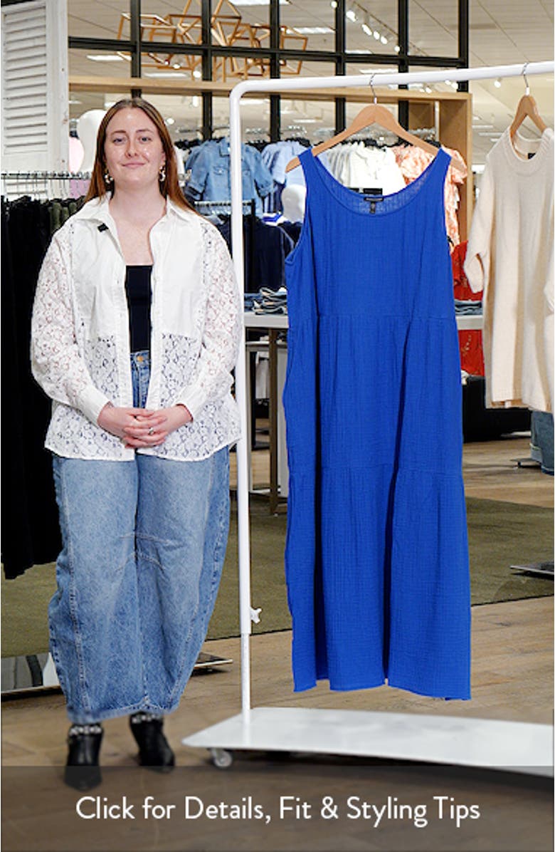 Organic Cotton Tiered Maxi Dress, sales video thumbnail