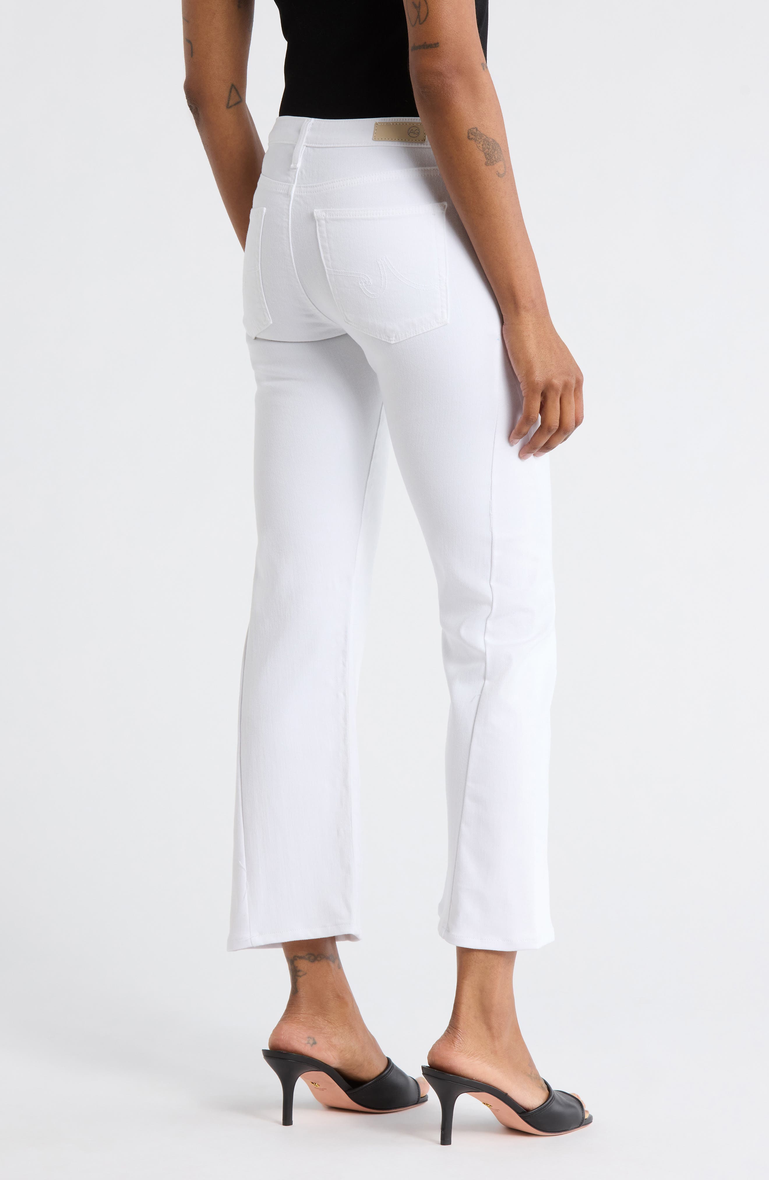 Farrah Mid Rise Crop Bootcut Jeans - image 4