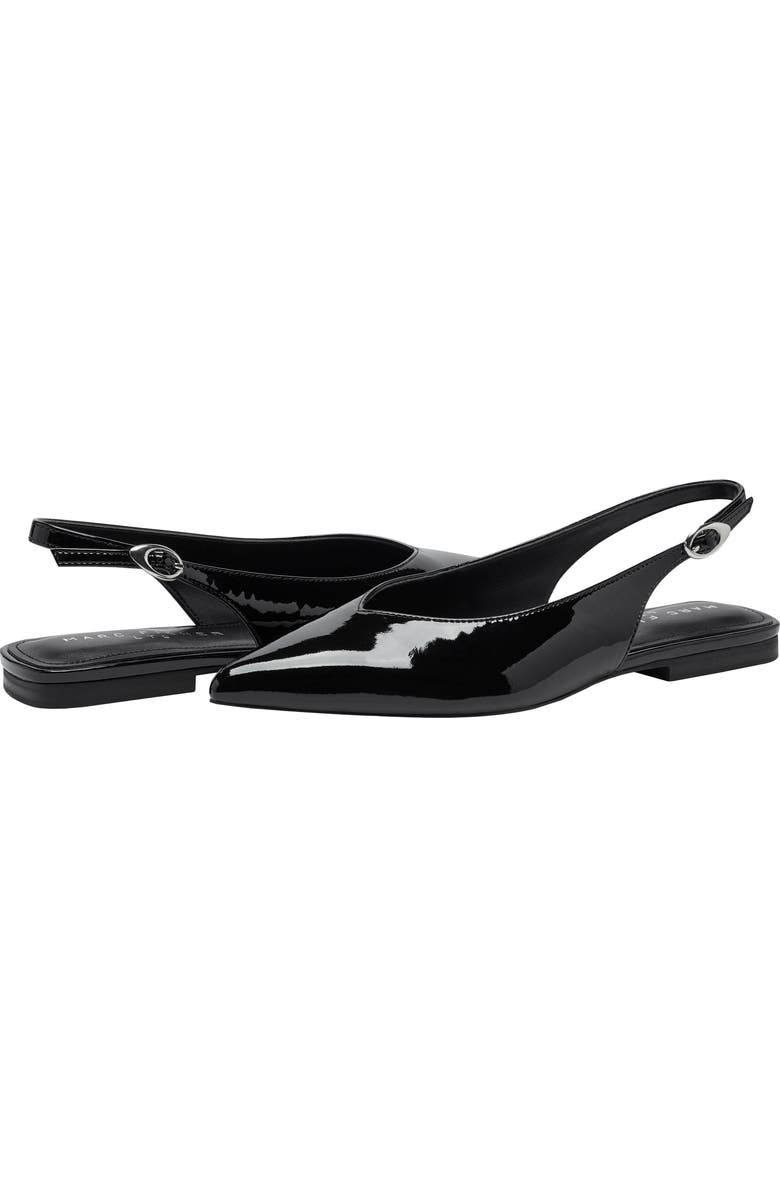 Marc Fisher LTD Gabra Pointed Toe Slingback Flat, Alternate, color,