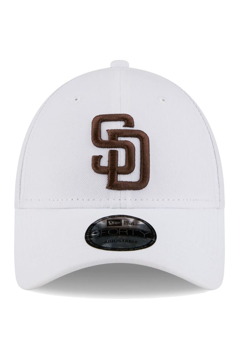 Men's New Era White San Diego Padres League II 9FORTY Adjustable Hat, Alternate, color, White