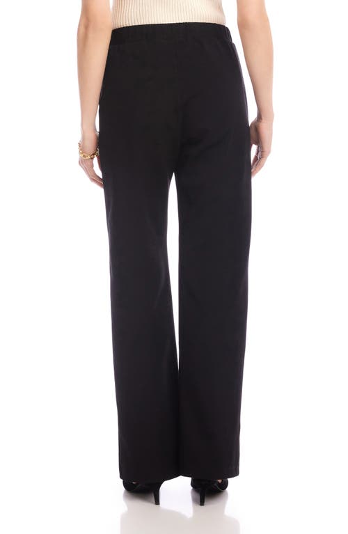 Karen Kane Emily Straight Leg Pants In Black
