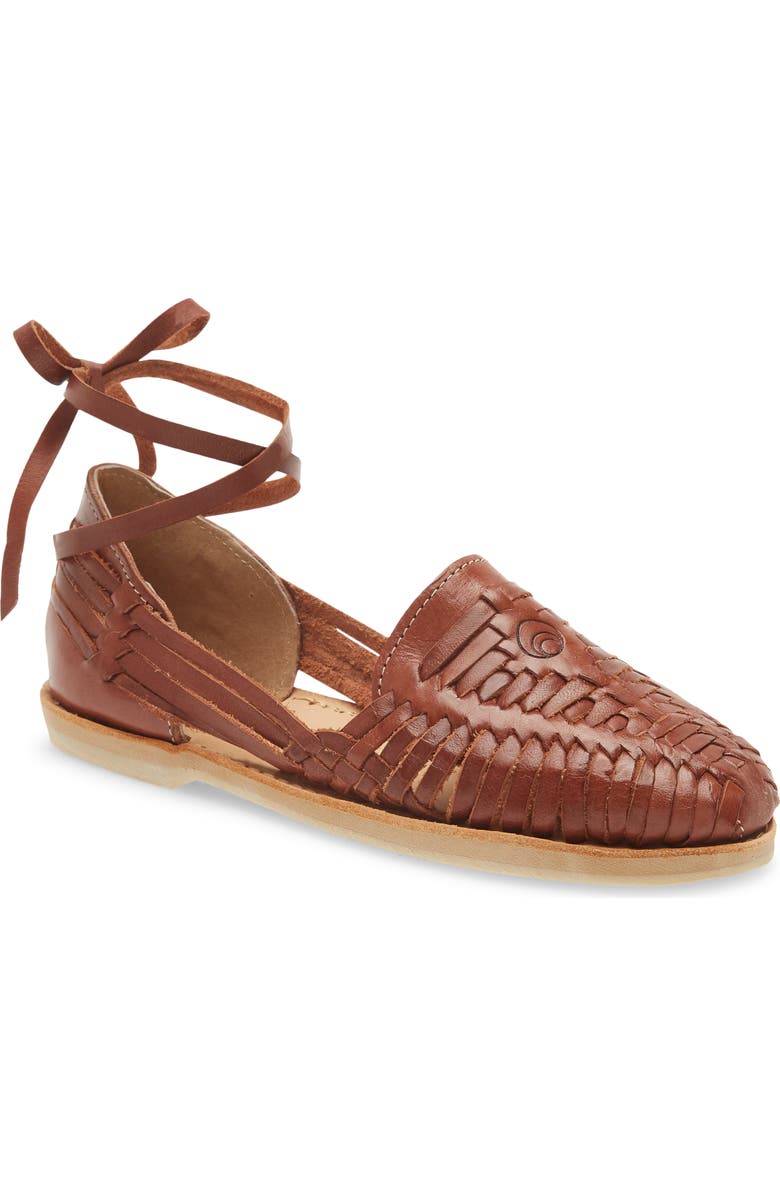 Brother Vellies Ankle Wrap Huarache, Main, color,