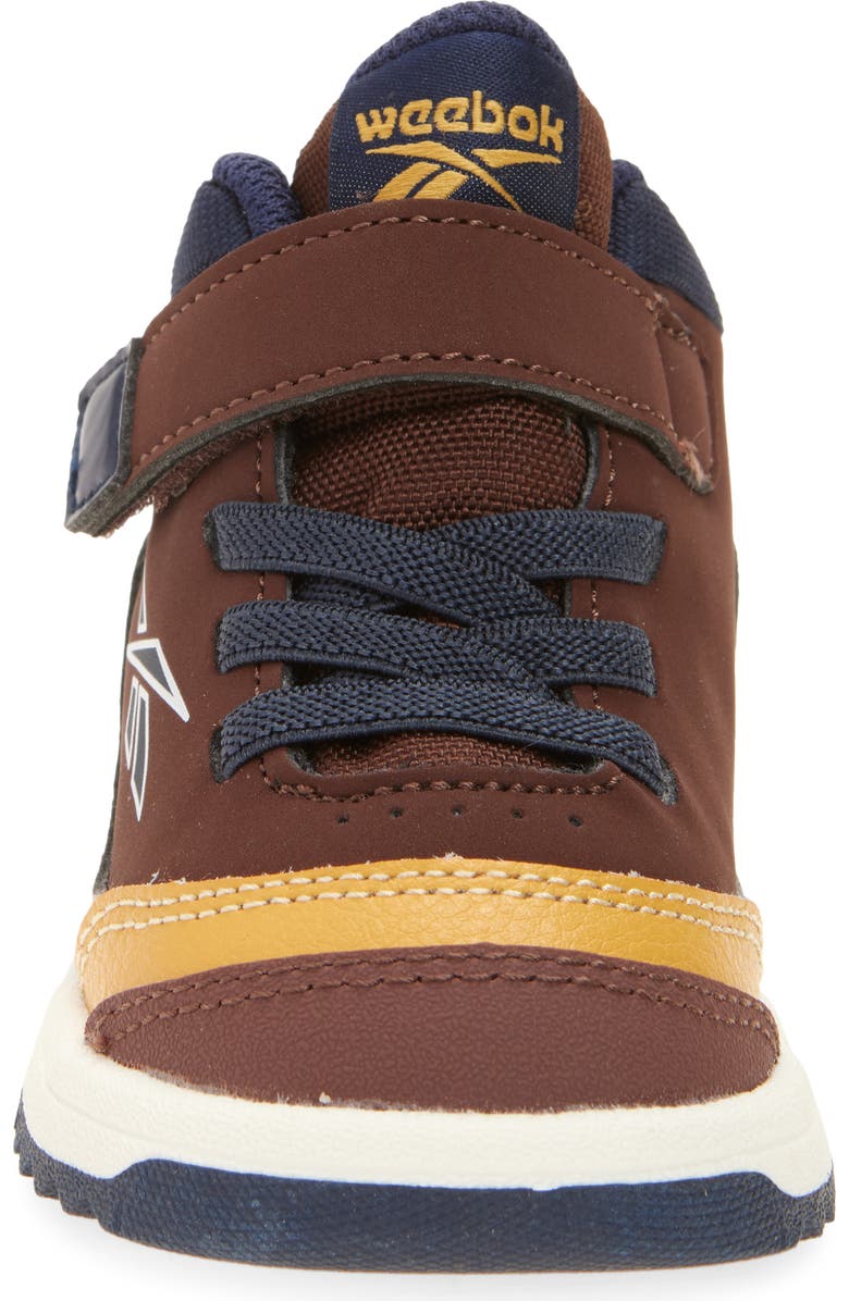 Reebok Kids' Weebok Storm X Sneaker, Alternate, color, Brown/Vectornavy/Heritagegold