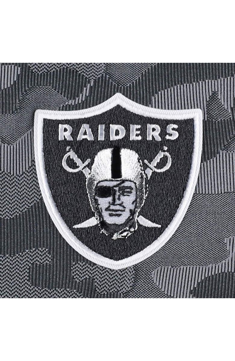 ANTIGUA Men's Antigua Black Las Vegas Raiders Brigade Quarter-Zip Sweatshirt, Alternate, color, Black