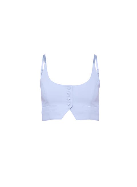 Tuxedo Cropped Vest