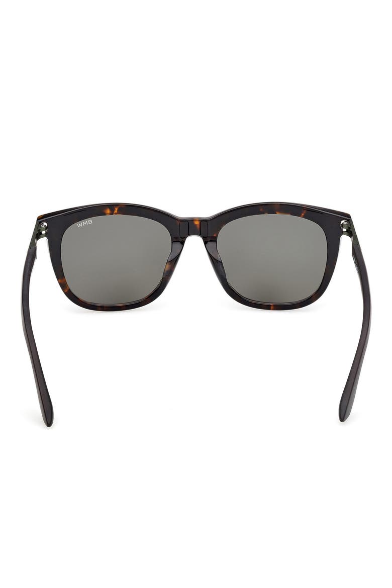 53mm Sunglasses, Alternate, color, DARK HAVANA / GREEN