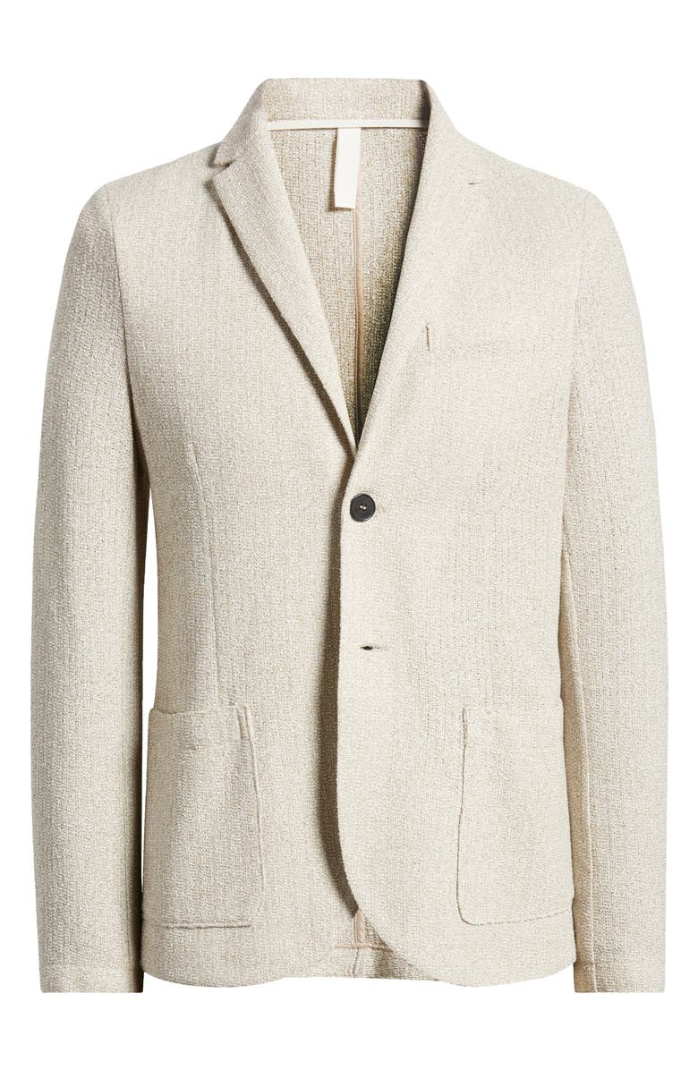 Harris Wharf London Bicolor Frisé Blazer, Main, color, 