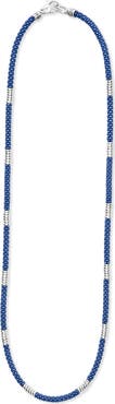 LAGOS Blue Caviar Ceramic Beaded Necklace