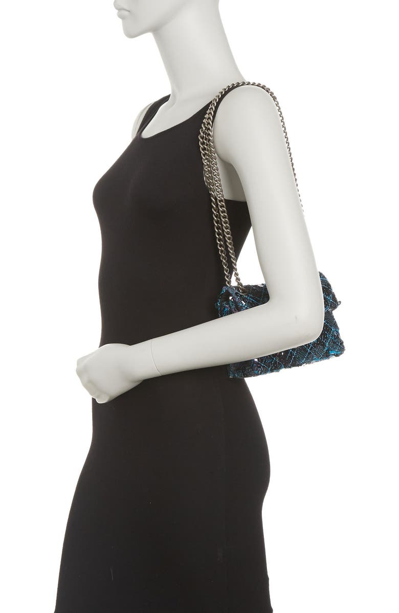 Kurt Geiger Mini Brixton Sequins Lock Bag, Alternate, color,