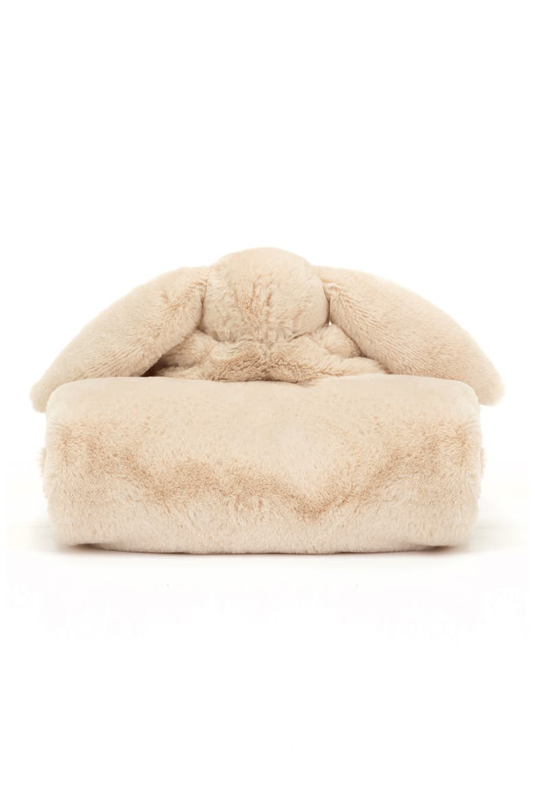 Bashful Luxe Bunny Blankie, Alternate, color, BEIGE