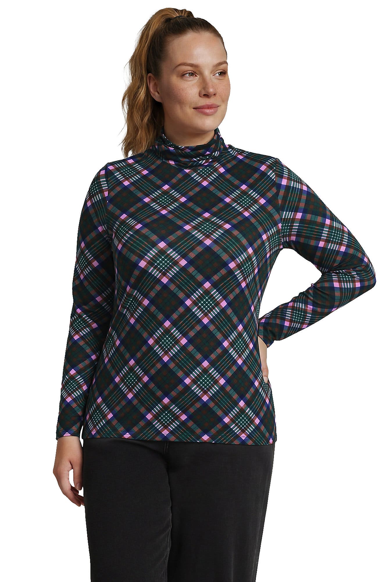Dark Walnut/Pine Plaid