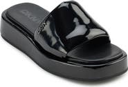 DKNY Lachine Platform Slide Sandal