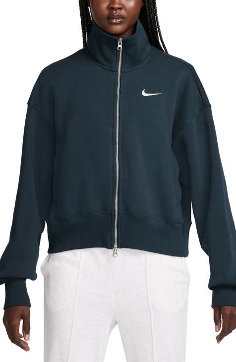 Nike fleece jacket women's online