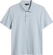 Vince Peach Cotton Jersey Polo Shirt