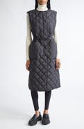 Moncler Butor Diamond Quilted Long Down Vest
