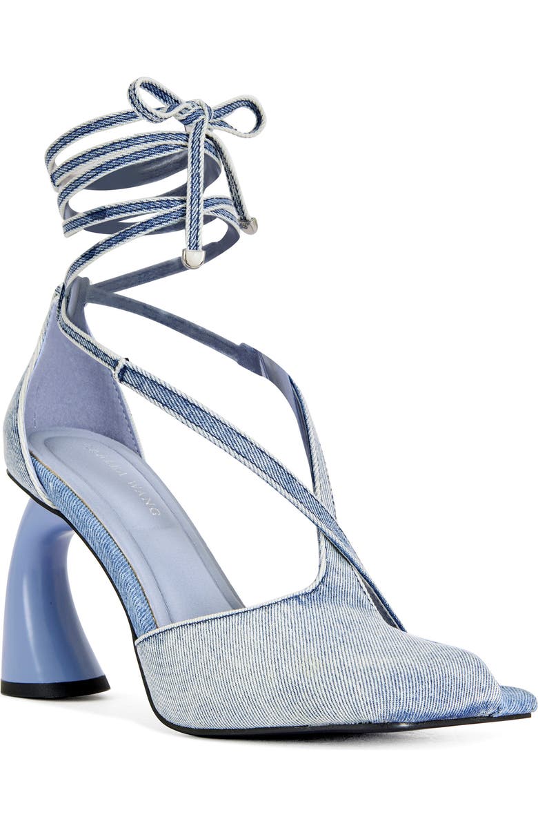 AZALEA WANG Buiky Ankle Wrap Sandal, Main, color,