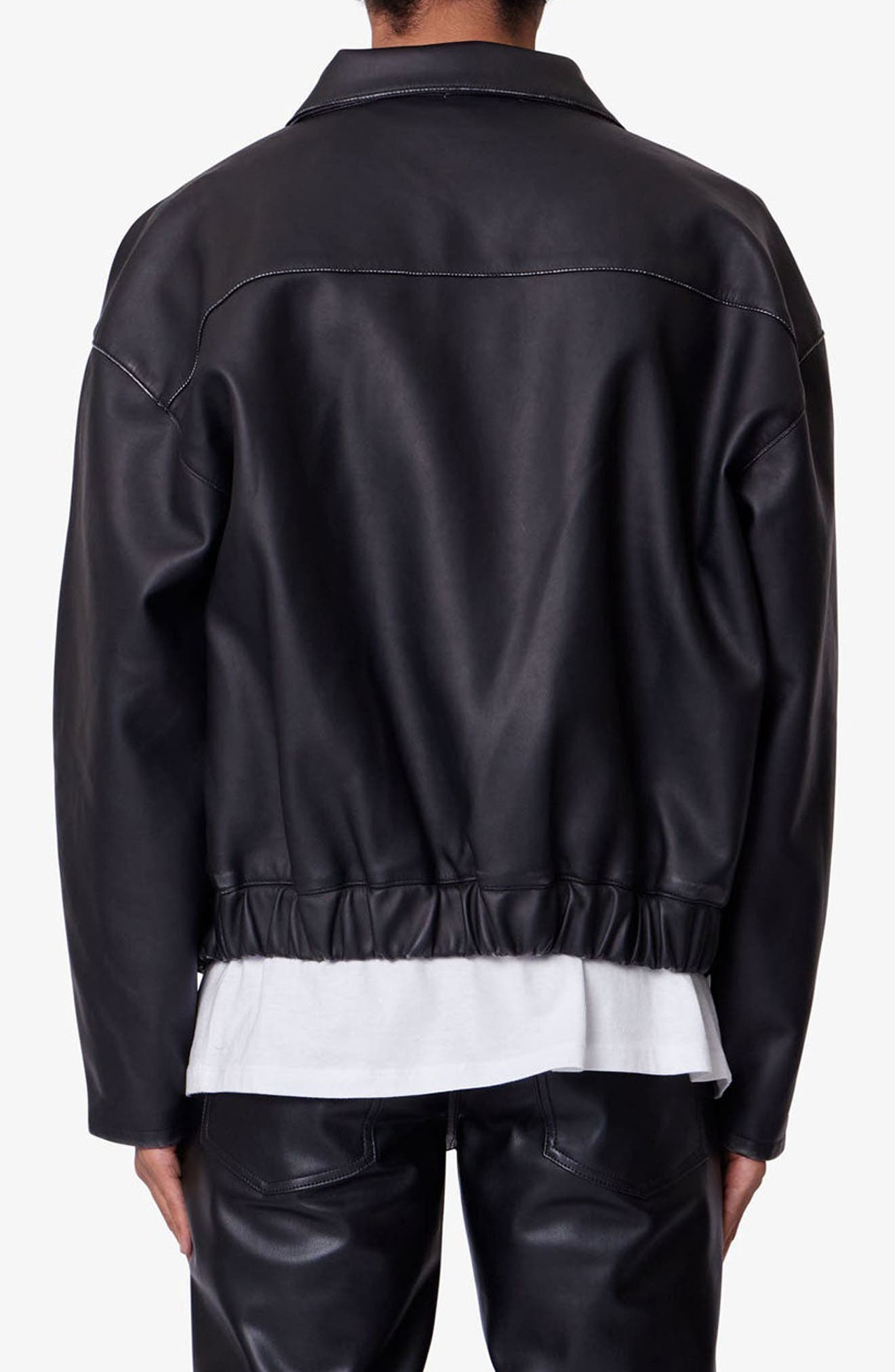 Faux Leather Moto Jacket - image 2