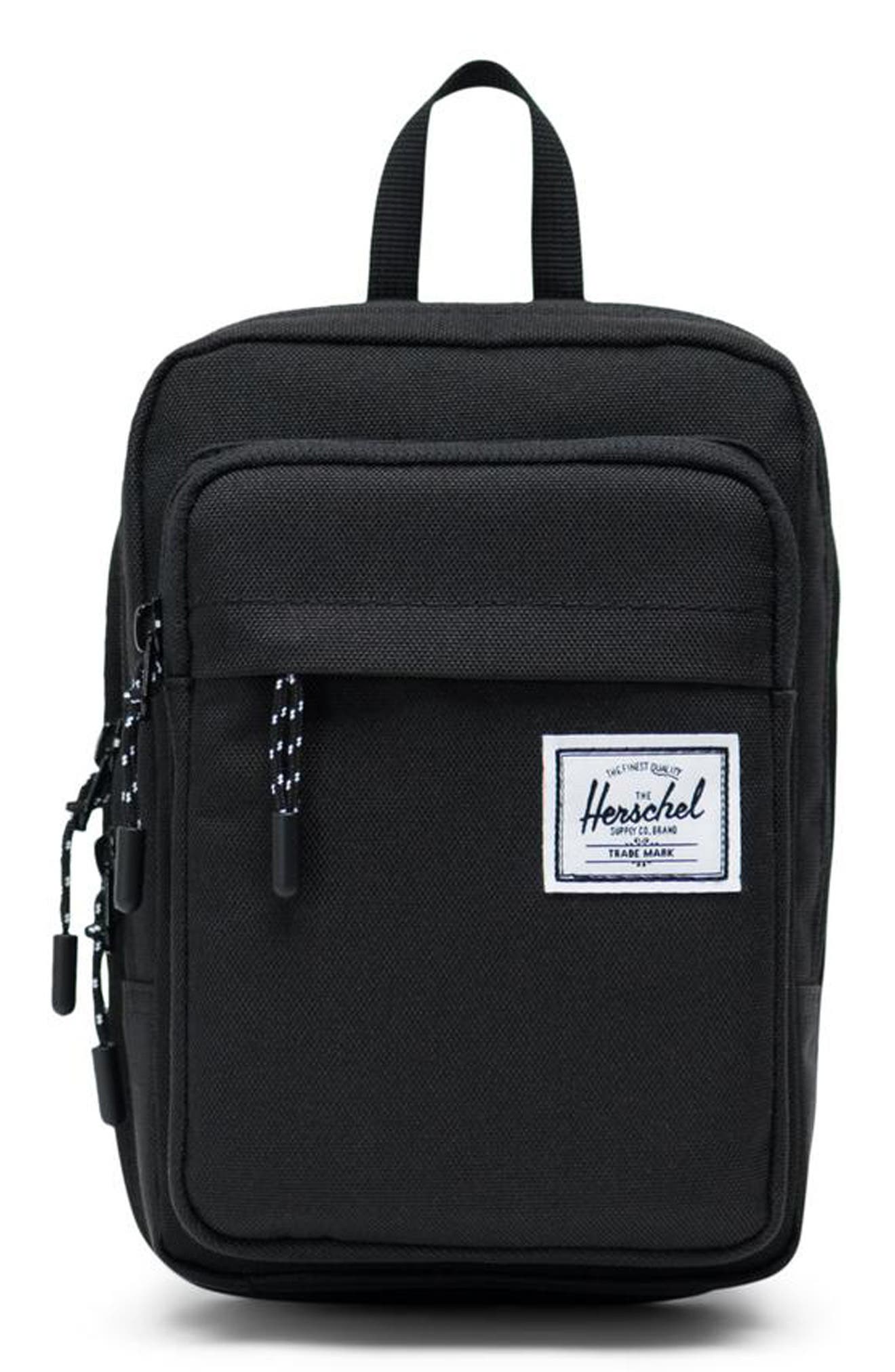 Large Form Shoulder Bag, Main, color, BLACK