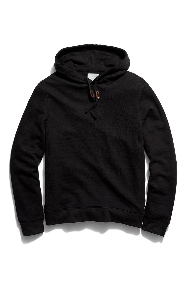 French Terry Hoodie, Alternate, color, BLACK