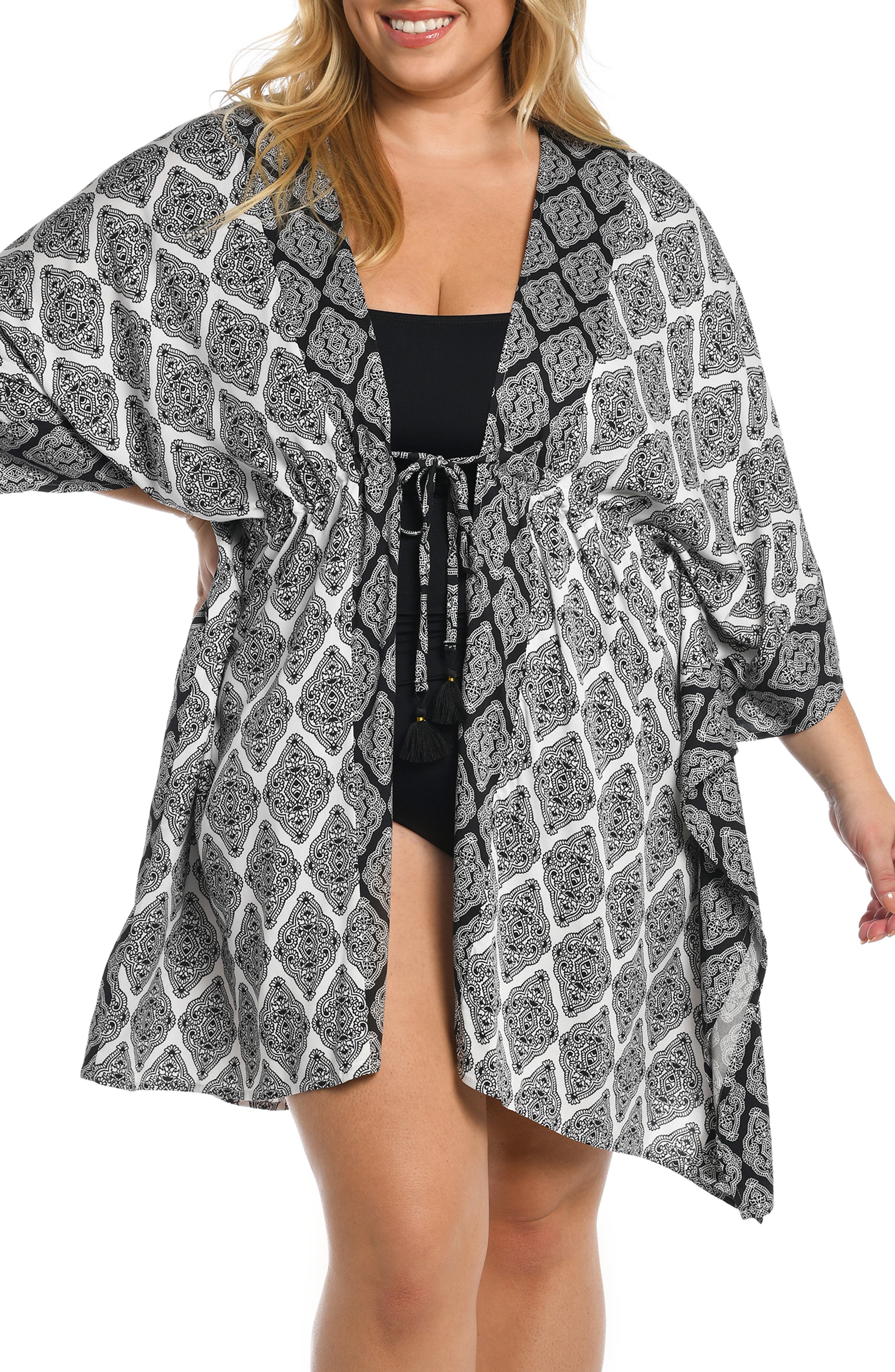 La Blanca Oasis Front Tie Cover-Up