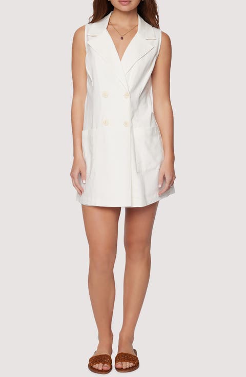 Siren Dream Double Breasted Sleeveless Romper