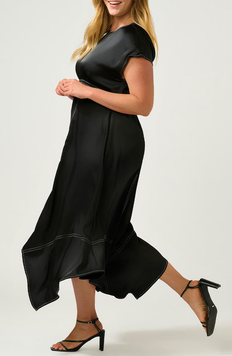 Estelle Josephine Handkerchief Hem Dress, Alternate, color, 