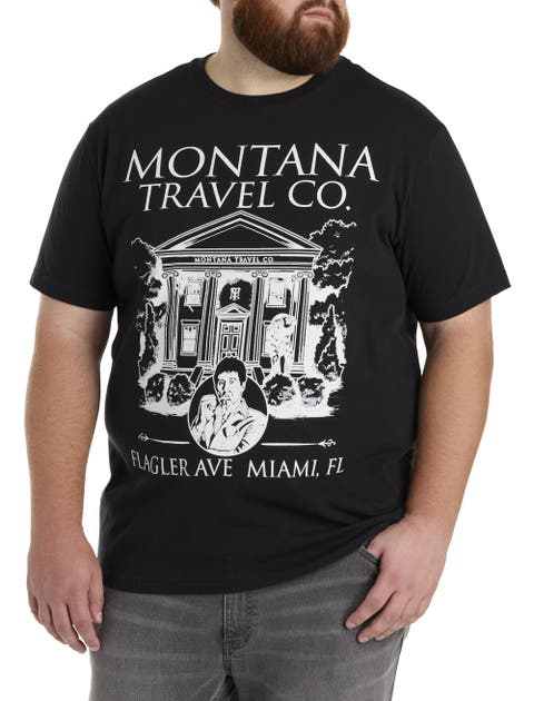Big & Tall Scarface Travel Company Graphic Tee