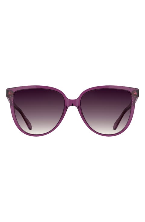 Dira 57mm Gradient Tea Cup Sunglasses