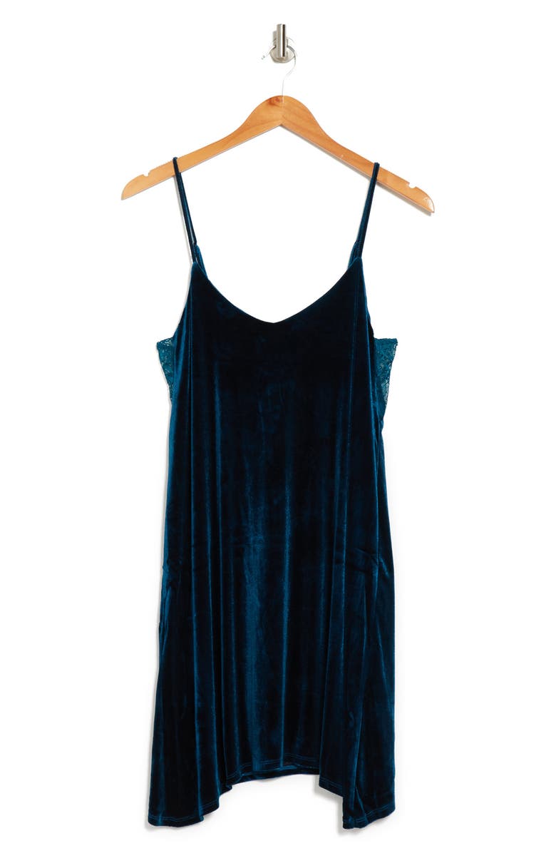 19 Cooper Velvet Sleeveless Shift Dress, Alternate, color, 