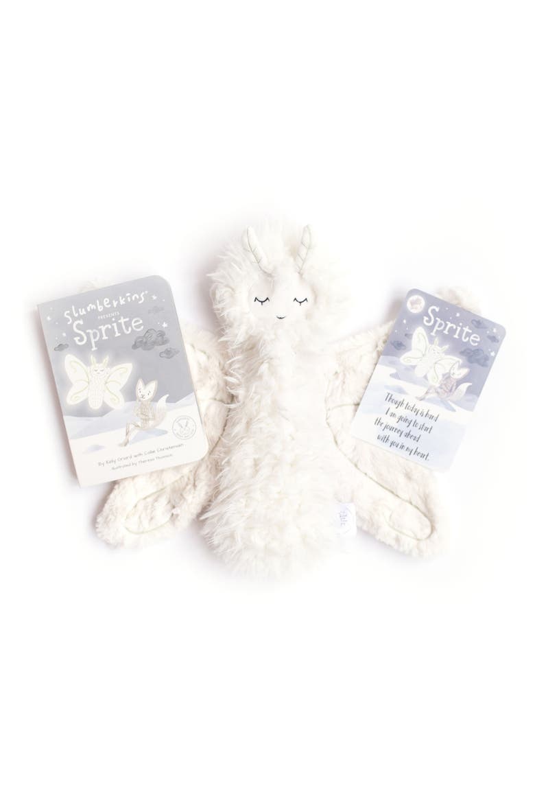 Sprite Stuffed Animal & 'Sprite' Board Book, Main, color, IVORY