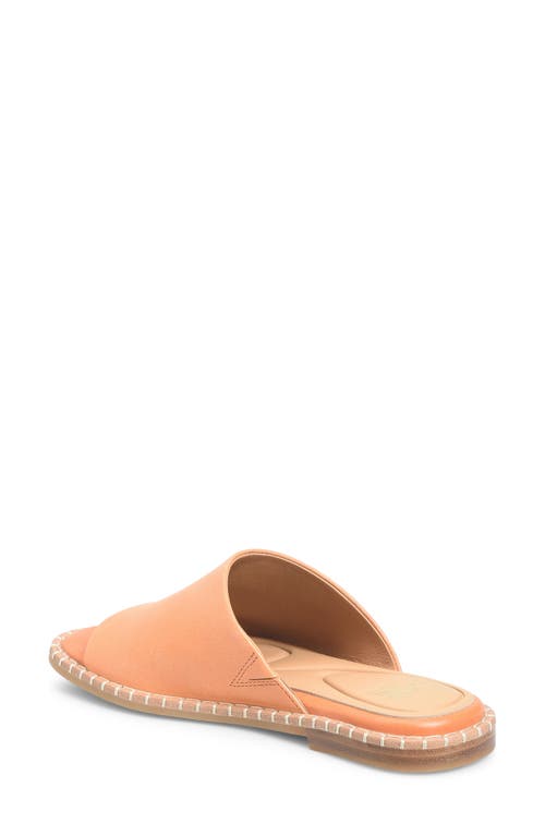 Söfft Noble Ii Slide Sandal In Sunset Orange