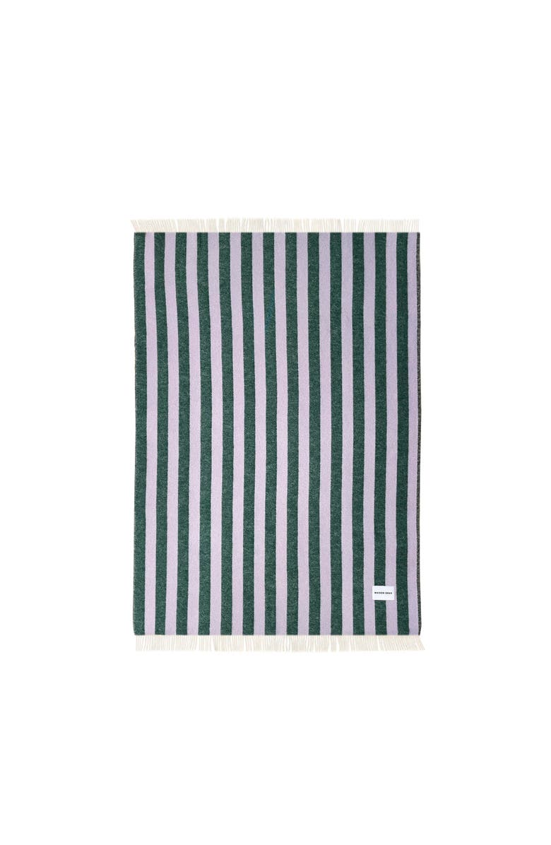 Maison Deux Candy Wrap Blanket, Alternate, color, Light/Pastel Green