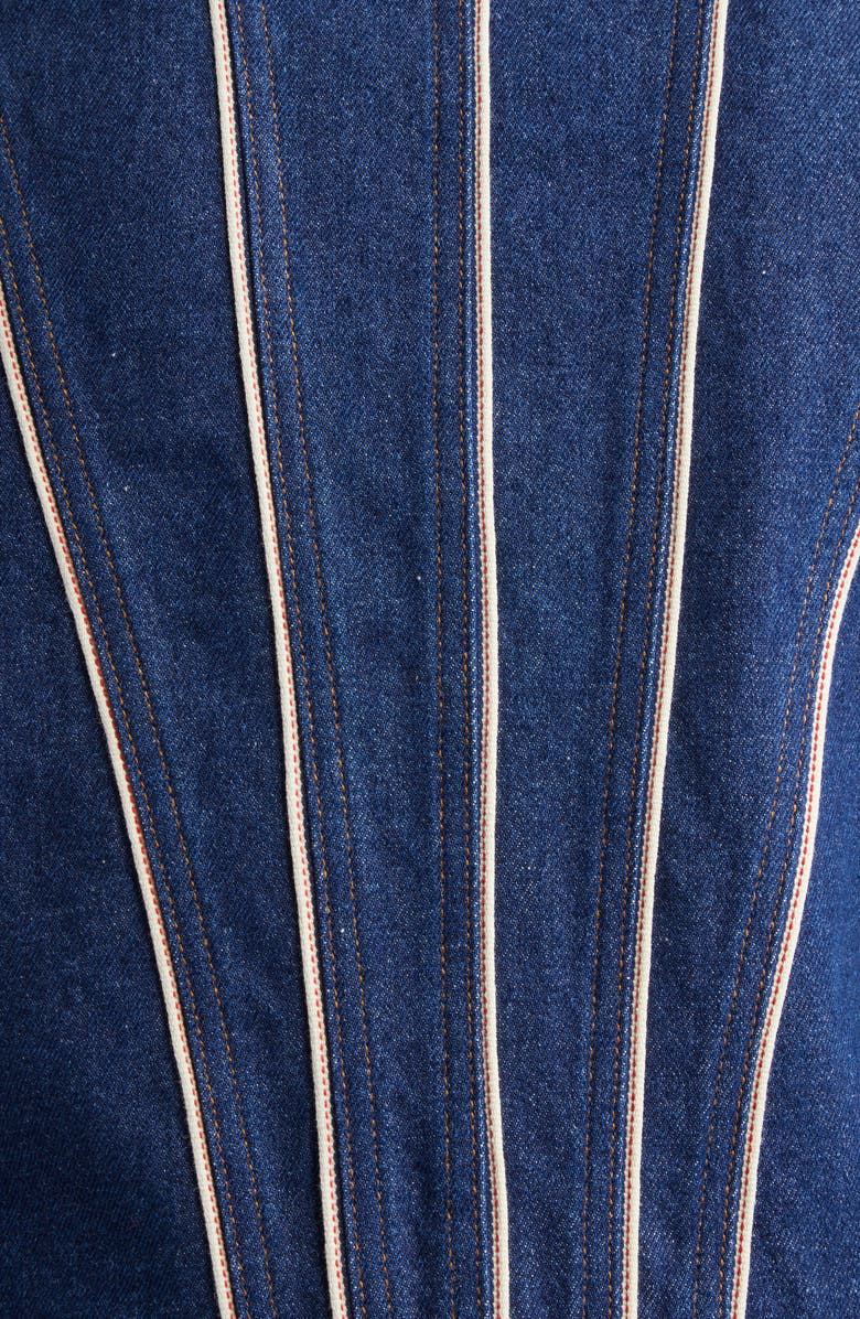 Jean Paul Gaultier The Two Ways to Wear Denim Coat, Alternate, color, 