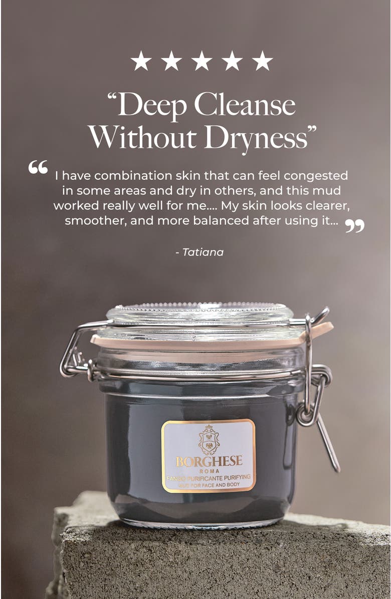 Borghese Fango Purificante Purifying Mud for Face and Body, Alternate, color, Na