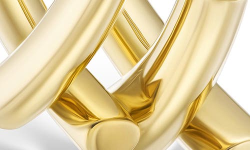 Tabayer Oera Edition 3 Hoop Earrings In Yellow Gold