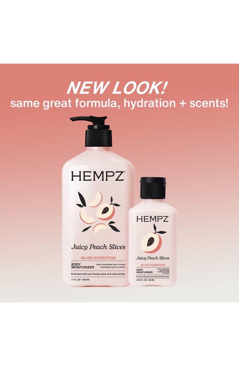 HEMPZ Juicy Peach Slices Body Moisturizer, Alternate, color, 