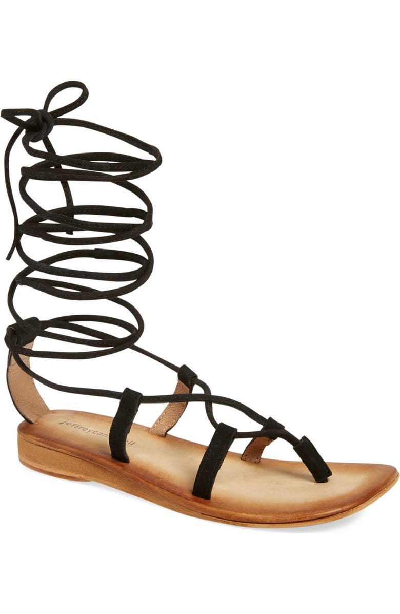 Jeffrey Campbell 'Lima' Wraparound Strap Sandal, Main, color,