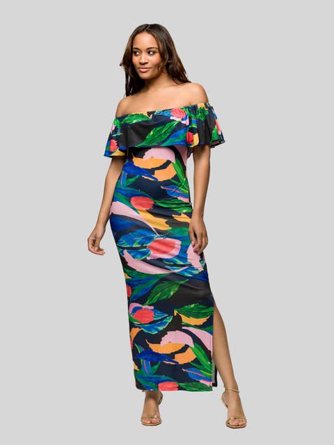 V-Neck Sleeveless Maxi Dress with Belt