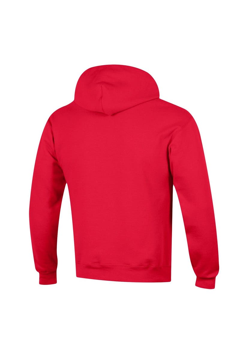 Men's Champion Scarlet Ohio State Buckeyes Arch Pill Pullover Hoodie, Alternate, color, Scarlet