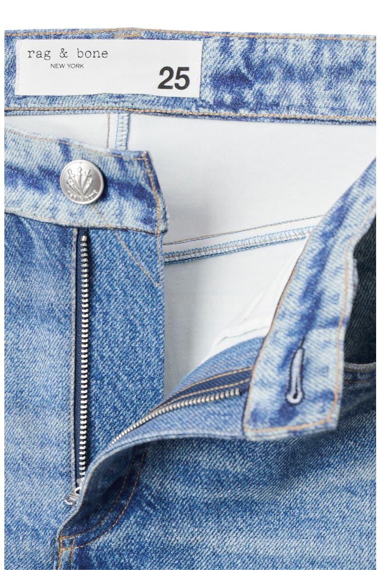 rb Miramar Ponte Dahlia Mid Rise Flare Jeans, Alternate, color, MINET