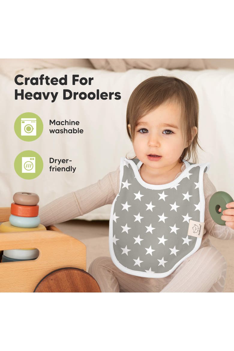 8-Pack Hallo Drool Bibs, Alternate, color, Crossroads
