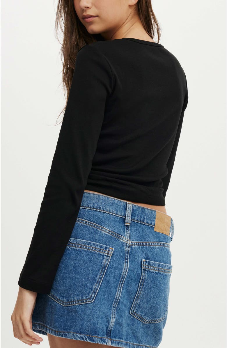 Cotton On Rib Longsleeve Graphic Tee, Alternate, color, 