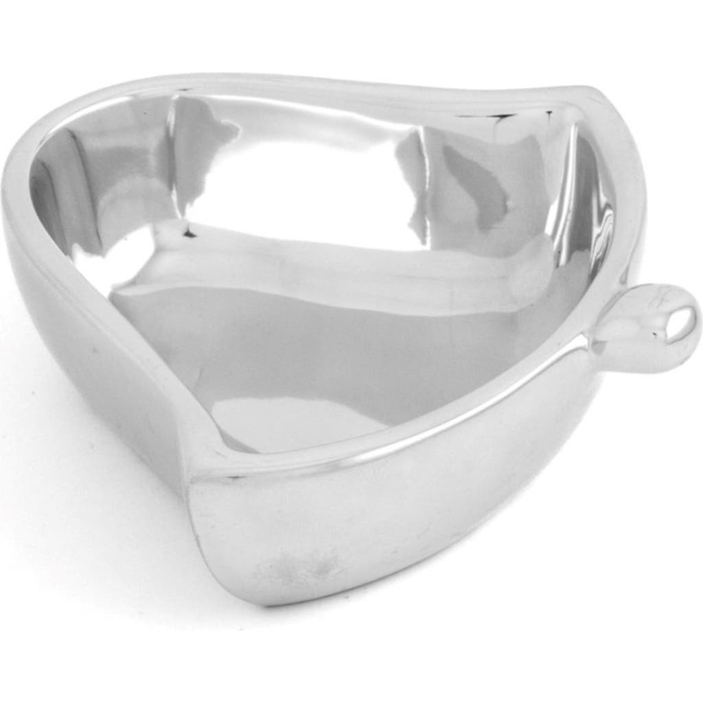 Nambe Decorative Bell Christmas Bowl In Silver