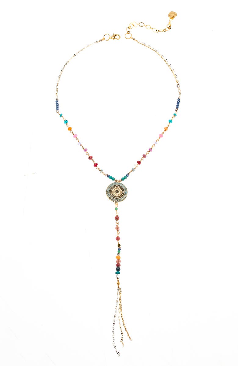 Nakamol Chicago Nakamol Beaded Y-Necklace, Main, color,