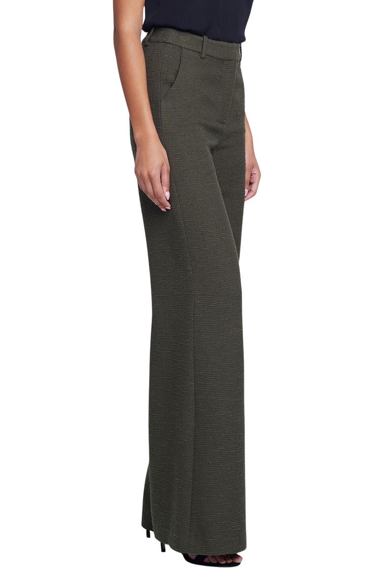 Pilar Tweed Wide Leg Pants, Alternate, color, ARMY