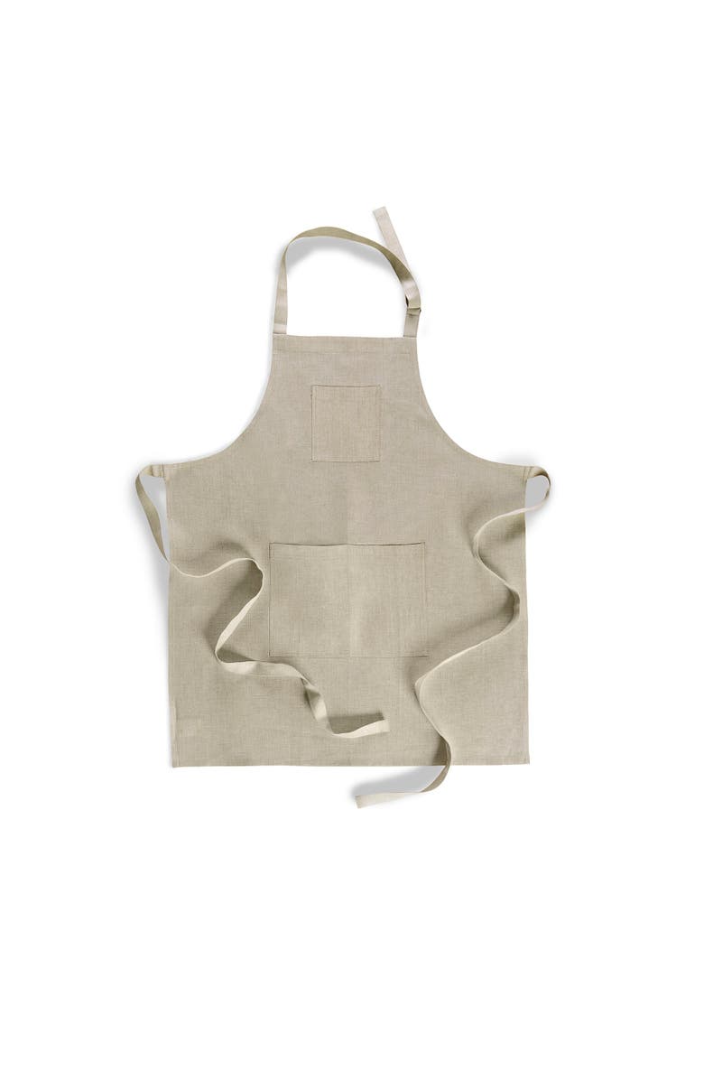 Solino Home Linen Linen Apron - Kitchen Linen, Main, color, Light Natural